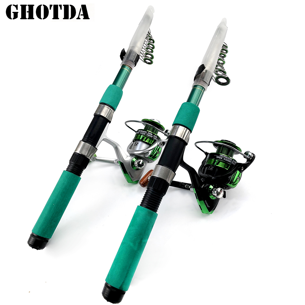 Fishing Rod Spinning - Superharde Zee Hengel Set Draagbare Zoutwater