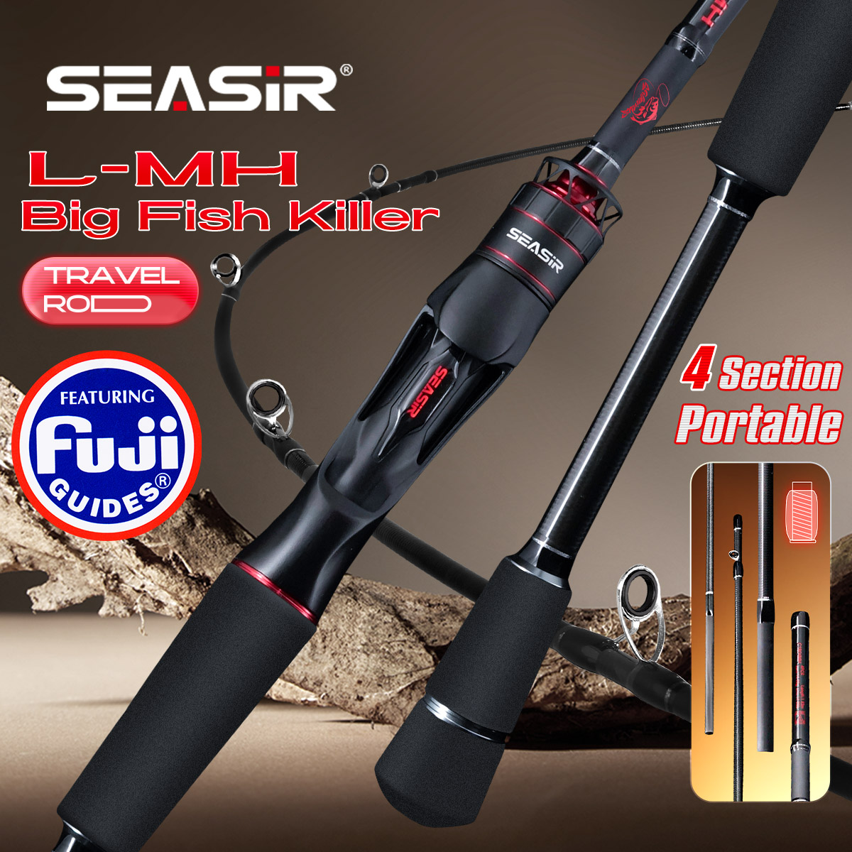 Fishing Rod Surf - Seasir Salminus XF M/MH Spining &