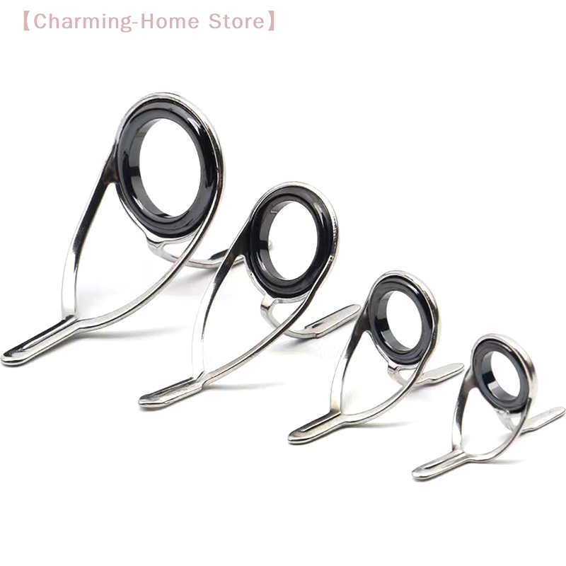 Fishing Rod Guide Replacement - 【M】4-delige roestvrijstalen hengelreparatieset, geleidingsringset, vervangende onderdelen