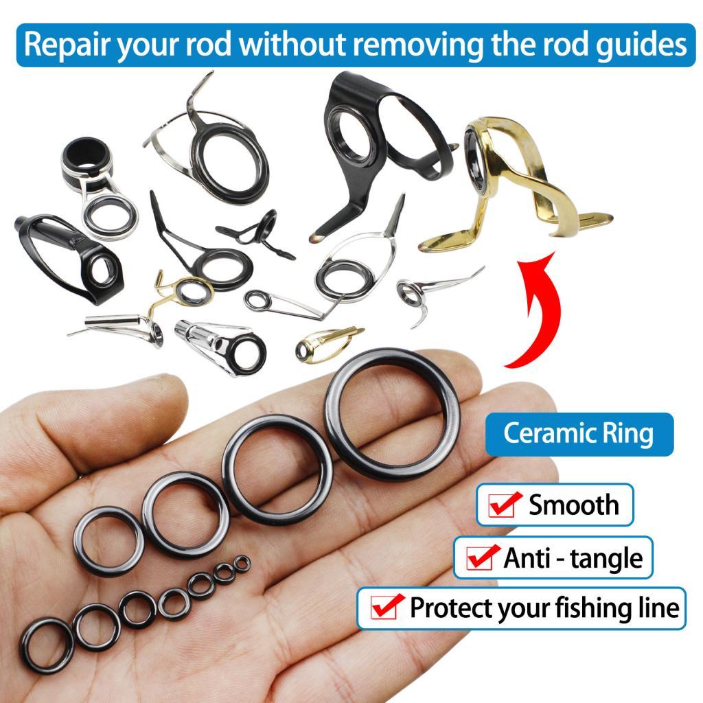 26-delige hengelgeleiders kera - Fishing Rod Guide Replacement recensie en prijs