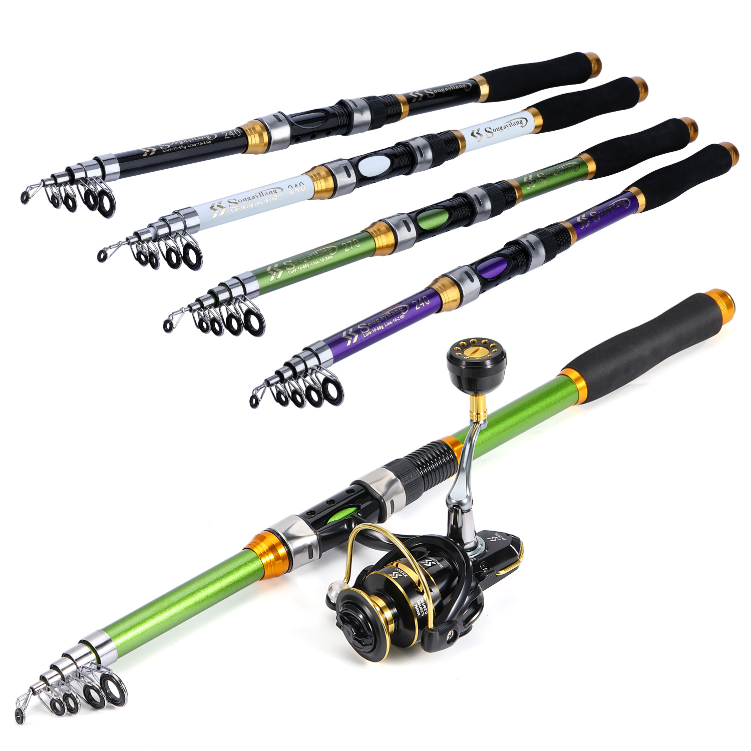 Sougayialng draaiende hengel e - Fishing Rod Spinning recensie en prijs