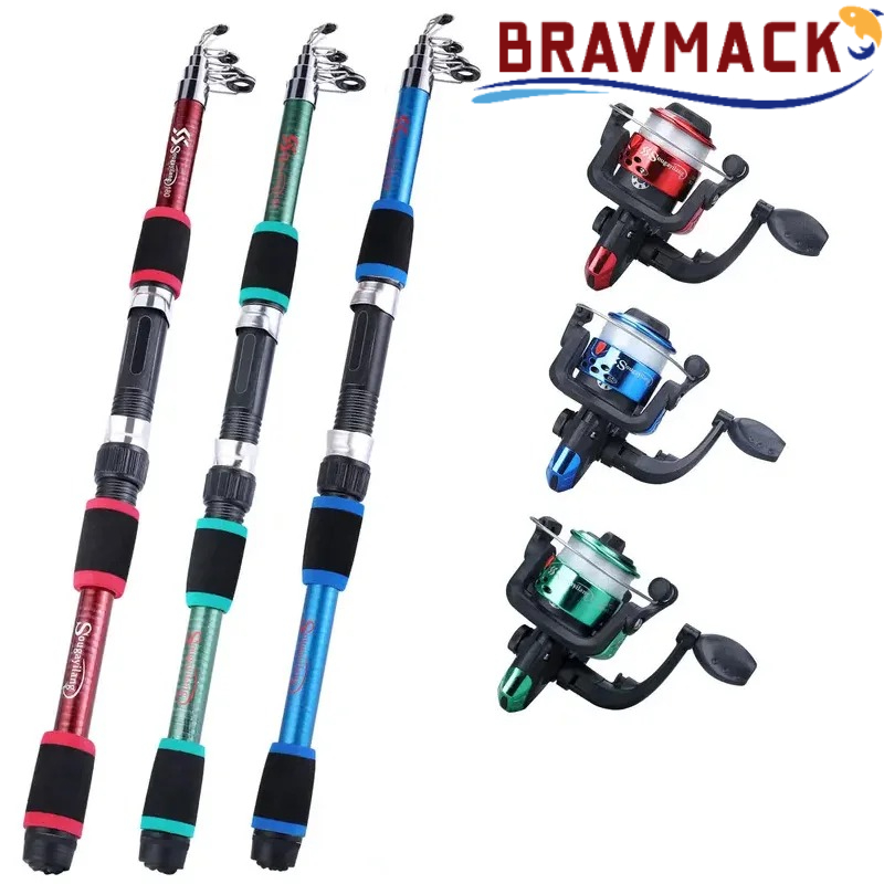 BRAVMACK Telescopische hengel, - Fishing Rod Spinning recensie en prijs