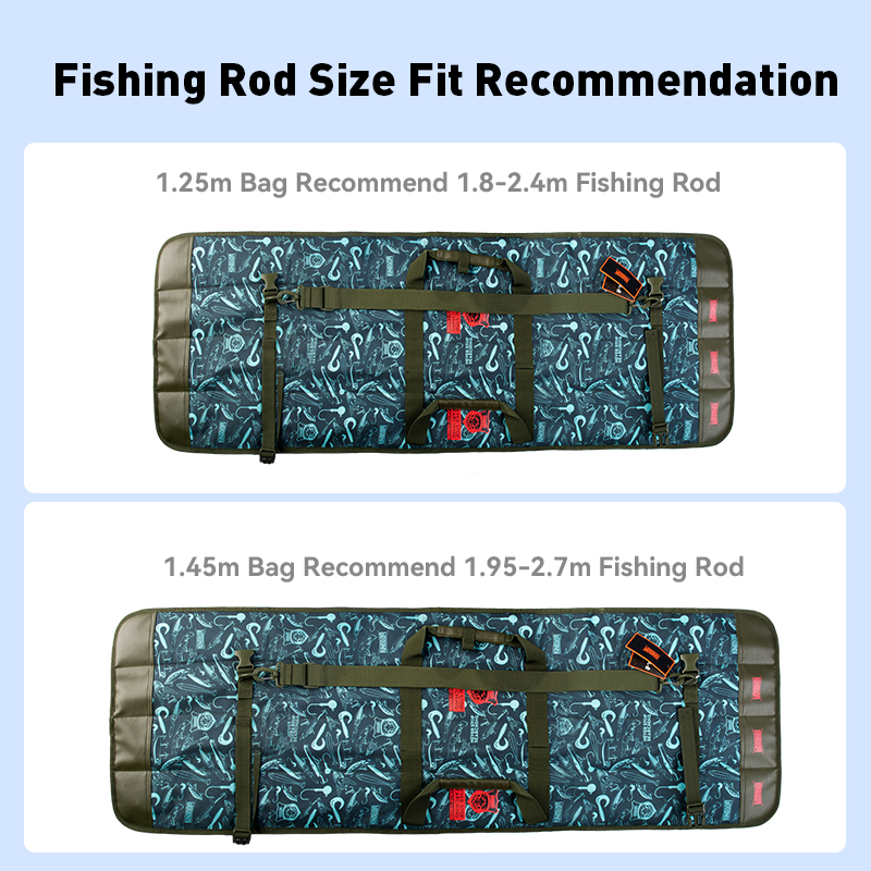 KINGDOM Hengeltas Waterdichte  - Fishing Rod Case recensie en prijs