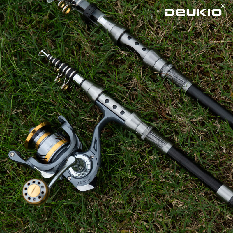 DEUKIO Hengel en Molen Combo T - Fishing Rod Spinning recensie en prijs