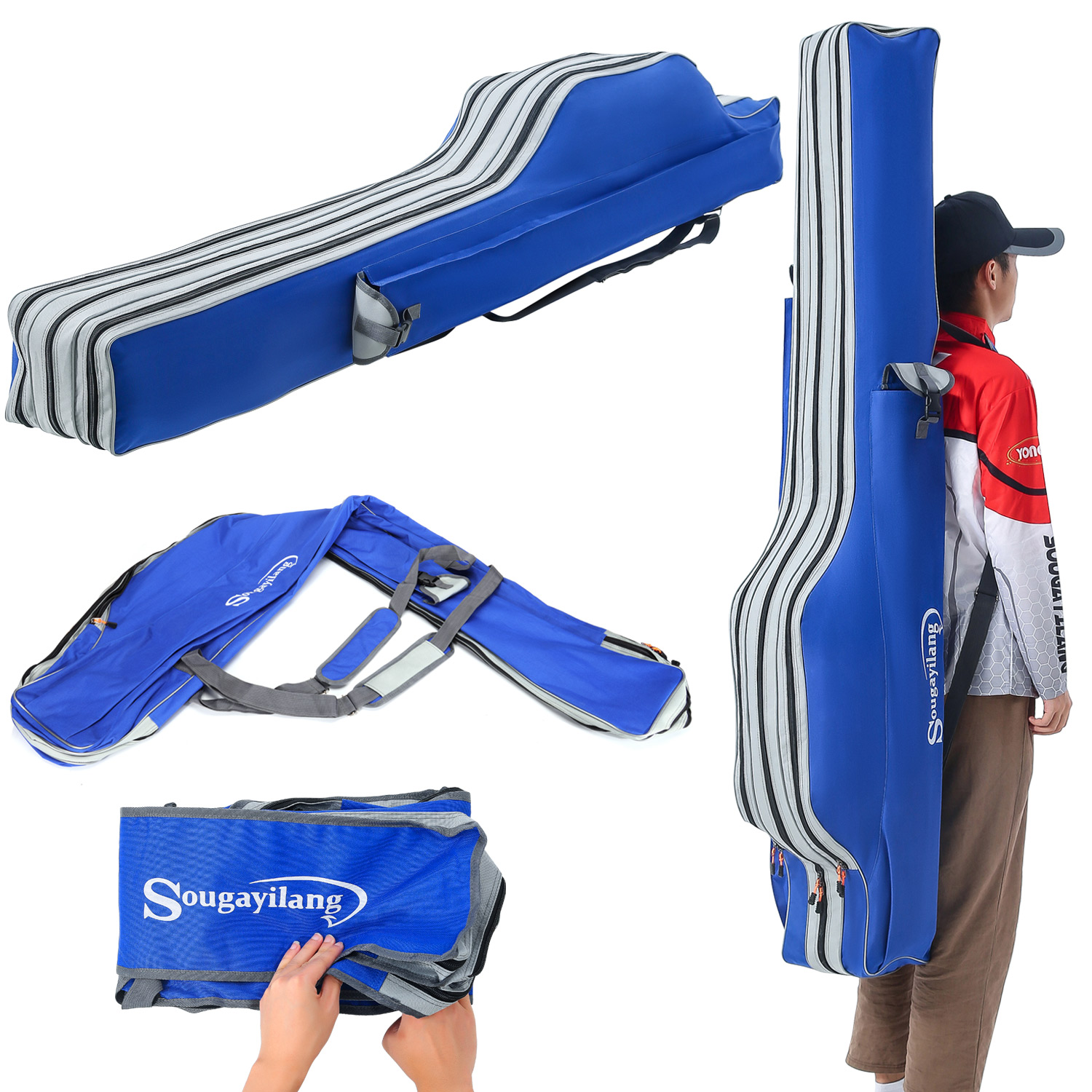 Dougayilang Hengelzak 3 Lagen  - Fishing Rod Case recensie en prijs