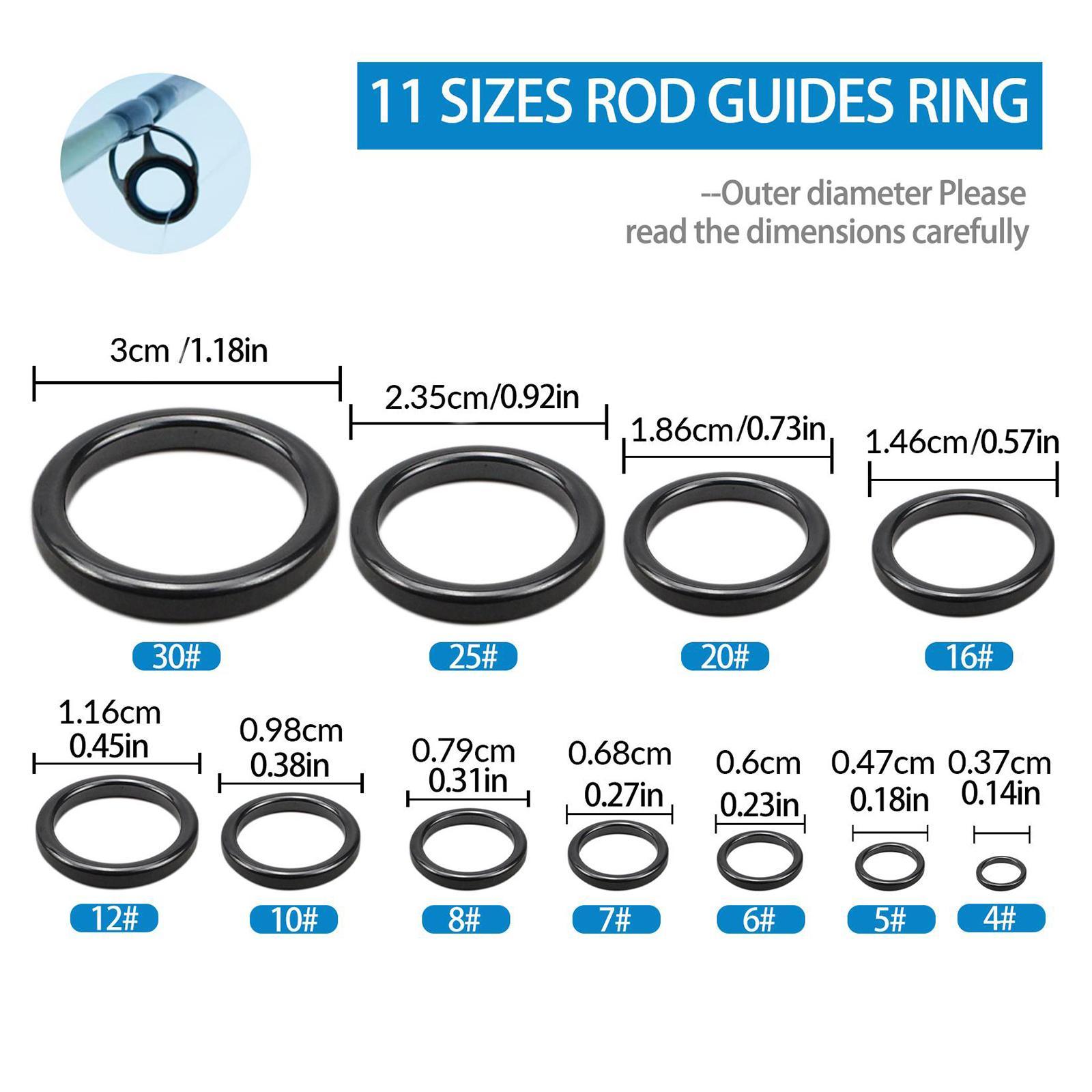 DIY keramische hengelgeleiders - Fishing Rod Guide Replacement recensie en prijs